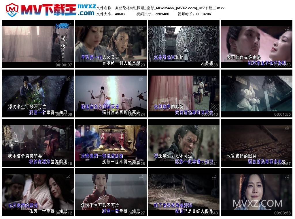 炎亚纶-独活_国语_流行_MB205466